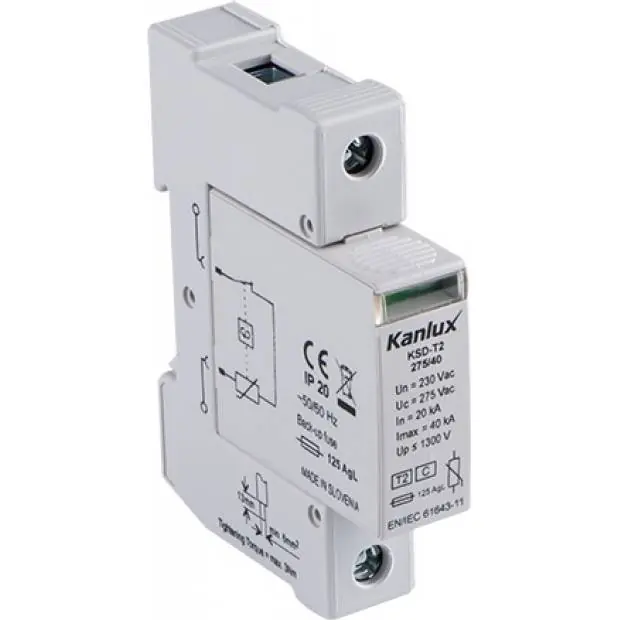 Kanlux KSD-T2 275/40 1P Přepěťová ochrana 23130 Cenově Výhodný