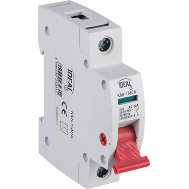 Kanlux KMI-1/25A Hlavní vypínač (nahradí kód 03810) 23230 Akční Nabídka