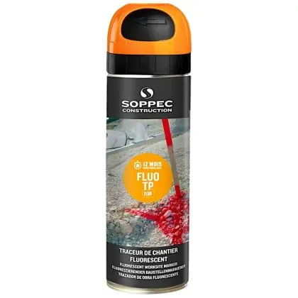 Rychlé Dodání Značkovací sprej stavební SOPPEC FLUO TP 500 ml oranžový