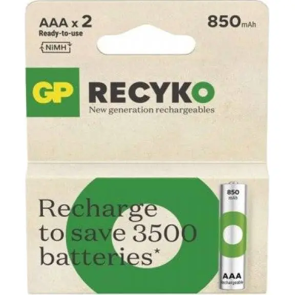 Omezená Nabídka B25182 Nabíjecí baterie GP ReCyko 850 AAA (HR03) GP