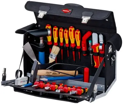 Sada nářadí pro elektroniku KNIPEX Elektro v brašně Classic 002102EL Přímo Od Výrobce