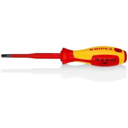 Vysoce Kvalitní Šroubovák VDE křížový KNIPEX 982402SLS PlusMinus PH2 x 100