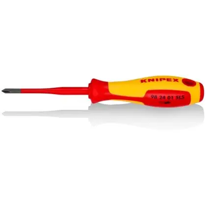Šroubovák VDE křížový KNIPEX 982401SLS PlusMinus PH1 x 80 Dokud Zásoby Vydrží