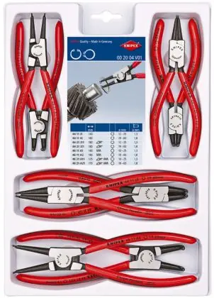 Cenový Hit Sada kleští na pojistné kroužky KNIPEX 002004V01