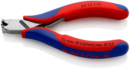 Oblíbený Kleště KNIPEX štípací čelní pro elektroniku 6412115