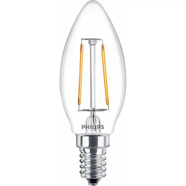 Tovární Cena LED žárovka E14 svíčka čirá Philips 6.5W-60W žárovkové světlo