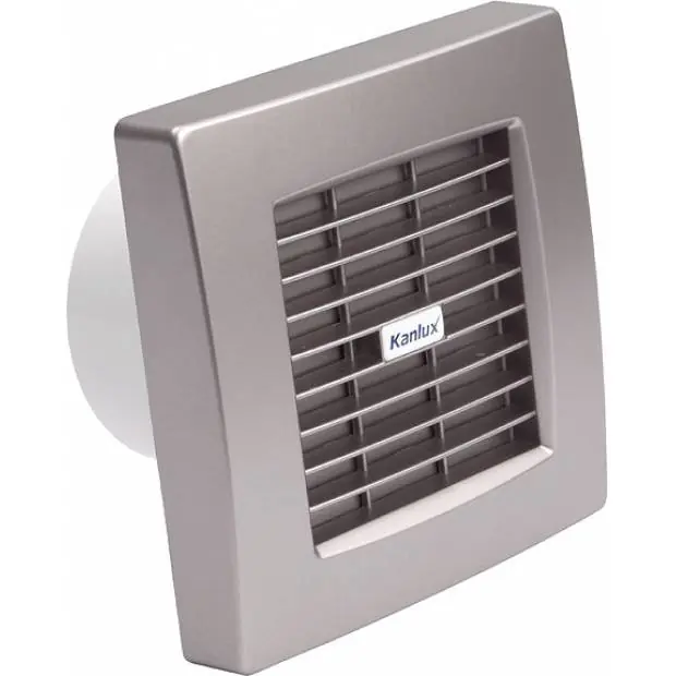 Kanlux TWISTER AOL 100T SF - Stříbrný ventilátor standart s časovačem a autom. žal. 70974 Poslední Šance