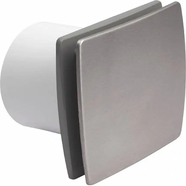 Kanlux CYKLON EOL F100 B - SF - Stříbrný ventilátor s čelním panelem 70976 Speciální Cena