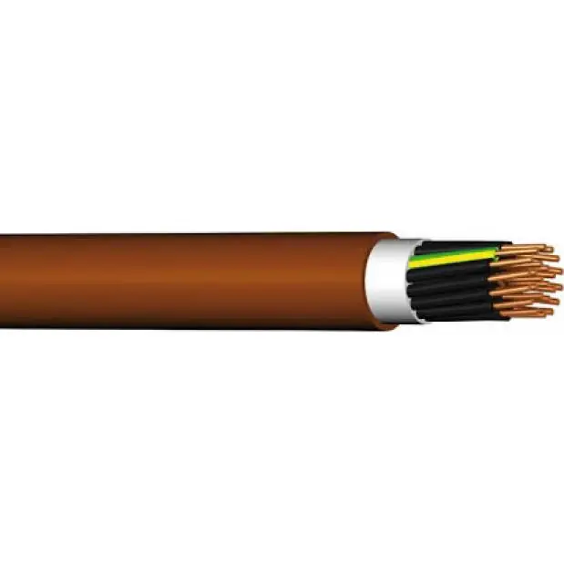 Silový kabel PRAFlaDur 5x1.5 RE P60- R s malým množstvím uvolněného tepla v případě požáru Finální Výprodej