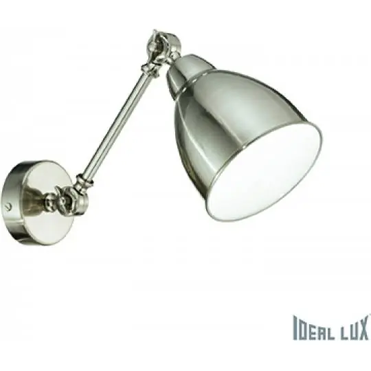 016399 Massive Newton ap1 nickel lampa nástěnná Jen Po Omezenou Doba