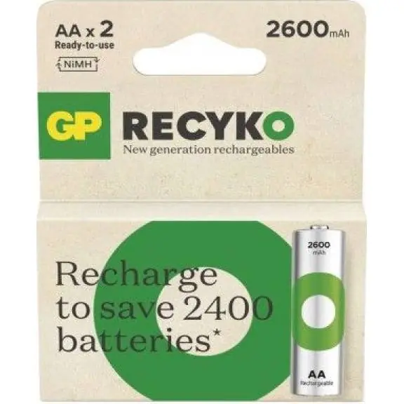 B25272 Nabíjecí baterie GP ReCyko 2600 AA (HR6) GP Nejlepší Volba