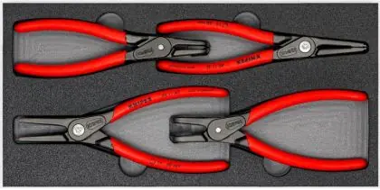 Ověřený Sada kleští na pojistné kroužky KNIPEX 002001V09