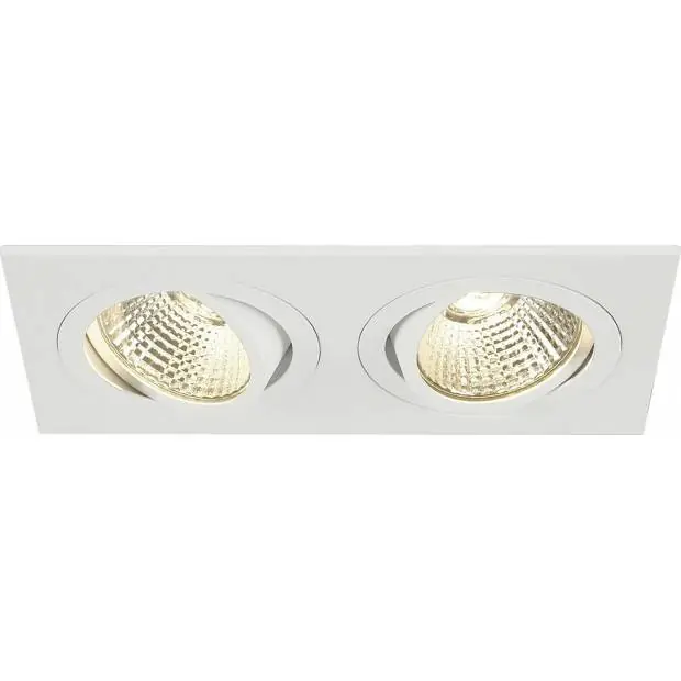 SLV 113921 NEW TRIA II LED DL Set matná bílé zápustné stropní svítidlo hranaté výklopné Objednat Nyní