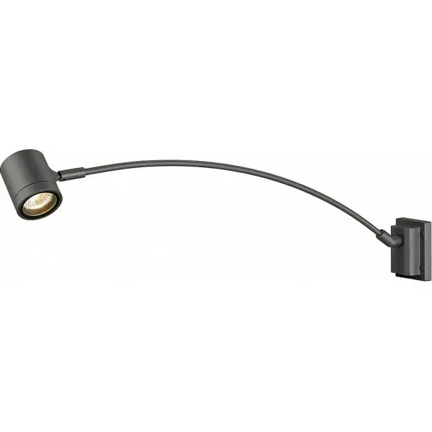 Kup Teď SLV 233135 NEW MYRA DISPLAY CURVE GU10 antracitová svítidlo nástěnné