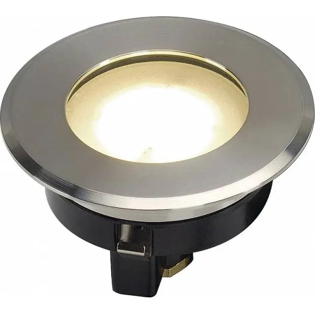 SLV 228412 DASAR FLAT LED 230V kartáčovaná nerez svítidlo do země venkovní kulaté Cenová Bomba