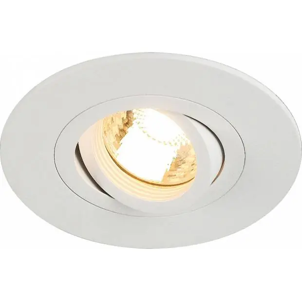 Omezená Nabídka SLV 113441 NEW TRIA XL Downlight GU10 matná bílé zápustné stropní svítidlo kulaté výklopné