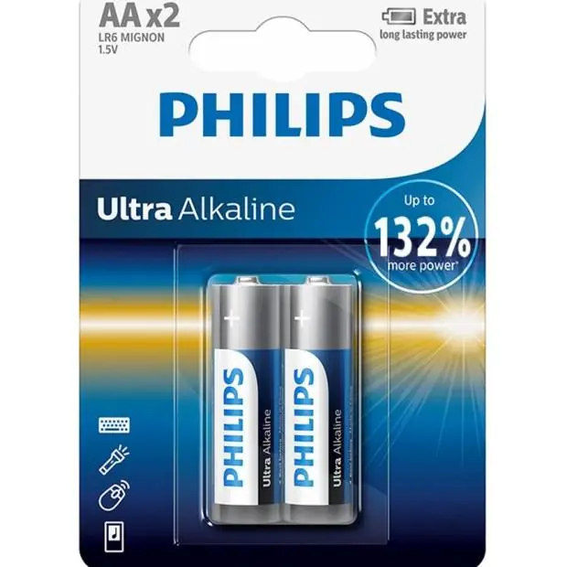 Horká Nabídka Baterie Ultra Alkaline AA LR6E2B/10 blistr 2xAA