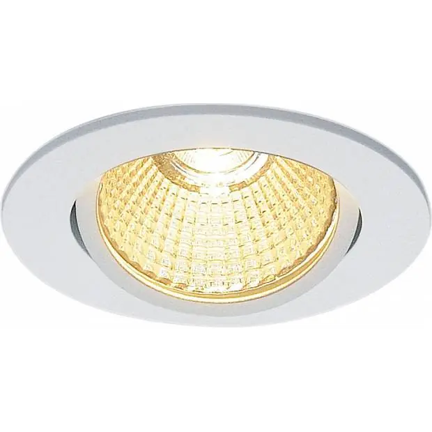 SLV 114381 NEW TRIA 68 LED DL Set matná bílé zápustné stropní svítidlo kulaté výklopné Nízká Cena