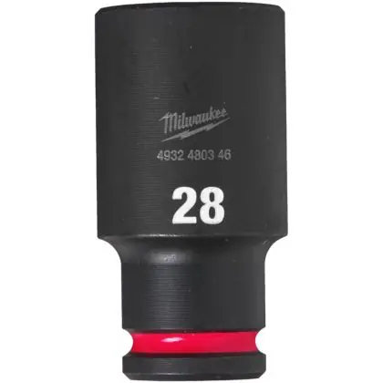 Ihned K Objednání Hlavice průmyslová MILWAUKEE SHOCKWAVE 1/2" 28 mm prodloužená
