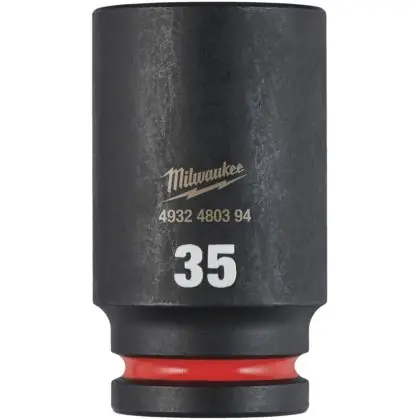 Hlavice průmyslová MILWAUKEE SHOCKWAVE 3/4" 35 mm prodloužená Originální