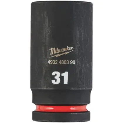 Hlavice průmyslová MILWAUKEE SHOCKWAVE 3/4" 31 mm prodloužená Originální