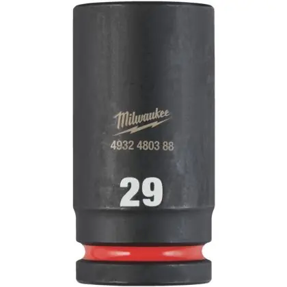 Hlavice průmyslová MILWAUKEE SHOCKWAVE 3/4" 29 mm prodloužená Nová Kolekce