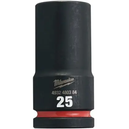 Sleva Hlavice průmyslová MILWAUKEE SHOCKWAVE 3/4" 25 mm prodloužená