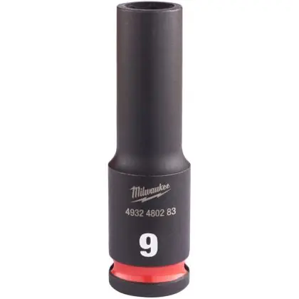 Hlavice průmyslová MILWAUKEE SHOCKWAVE 3/8" 9 mm prodloužená Nejlepší Volba