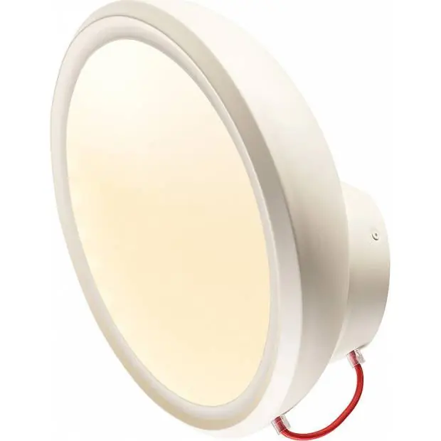 Nejlepší Volba SLV 156311 I-RING WALL bílé svítidlo nástěnné přisazené kulaté