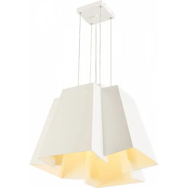 SLV 165451 SOBERBIA LED bílé svítidlo závěsné na lankách s kabelem hranaté designové Značkový