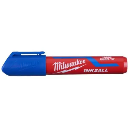 Značkovač s plochým hrotem MILWAUKEE INKZALL L modrý Ihned K Objednání