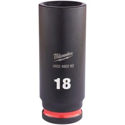 Objednat Nyní Hlavice průmyslová MILWAUKEE SHOCKWAVE 3/8" 18 mm prodloužená