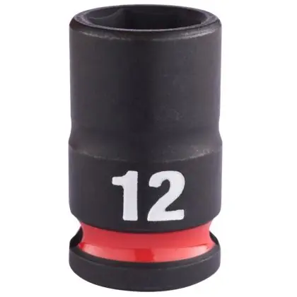 Hlavice průmyslová MILWAUKEE SHOCKWAVE 3/8" 12 mm Omezená Nabídka