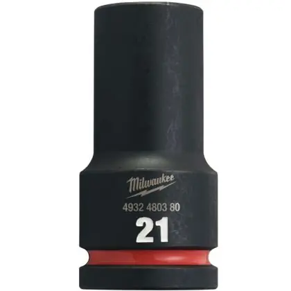 Doprava Zdarma Hlavice průmyslová MILWAUKEE SHOCKWAVE 3/4" 21 mm prodloužená