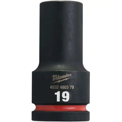 Sezónní Sleva Hlavice průmyslová MILWAUKEE SHOCKWAVE 3/4" 19 mm prodloužená