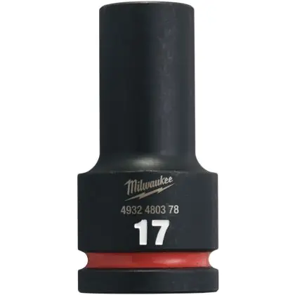 Hlavice průmyslová MILWAUKEE SHOCKWAVE 3/4" 17 mm prodloužená Dokud Zásoby Vydrží
