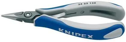 Kleště KNIPEX na elektroniku - půlkulaté 3422130 Akční Cena