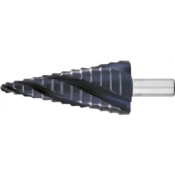 Vrták stupňovitý HSS TiAlN 4nás. spir.drážka 4-20mm EXACT Výhodná Nabídka