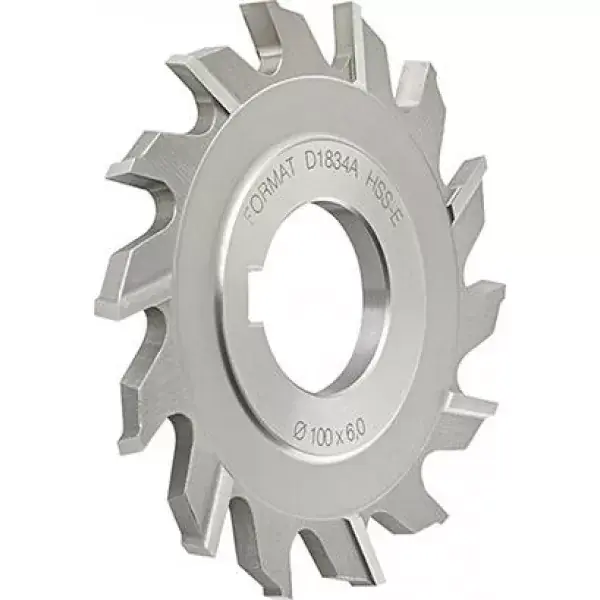 Kotoučová fréza DIN885 HSS-Co5 typ HR tvar A křížové ozubení 63x10mm FORMAT Novinka