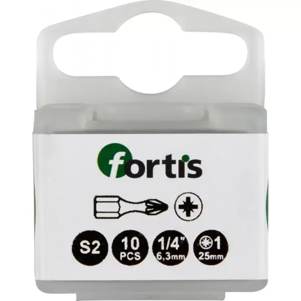 Bit Torsion 1/4“ DIN3126 C6,3 PZ2x25mm Balení FORTIS 10ks Ihned K Objednání