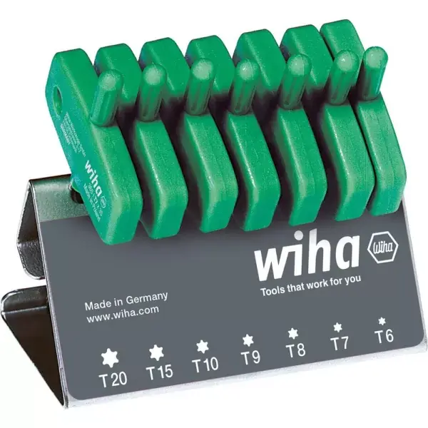 Sada šroubováků, držáky na klíče, ve stojanu, T6-TORX® T20 Wiha Rychlé Dodání