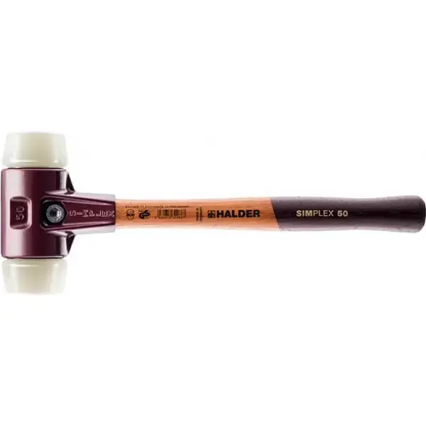 Kladivo s měkkým čelem SIMPLEX nylon 50mm HALDER Akce
