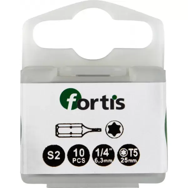 Sada bitů TORX® T40x25mm / bal.10ks / FORTIS Hit Sezóny