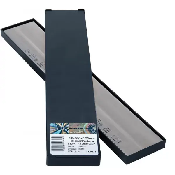 Kovové fólie v deskách 50x300x0,15mm 10Bl/P H+S Cenový Hit