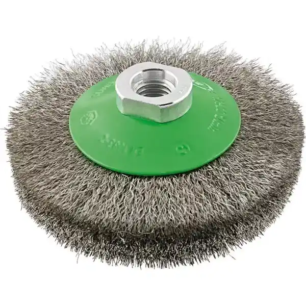 Kuželový kartáč nerez M14 vlnitý 100x0,2mm FORMAT Nejprodávanější