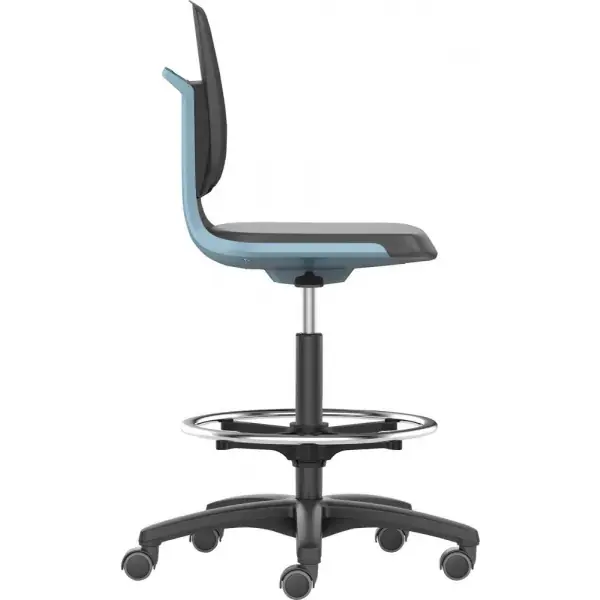 Objednat Nyní Židle pracovní Labsit 4, K-kůže ,modrá, výška sedáku 560-810 mm Bimos