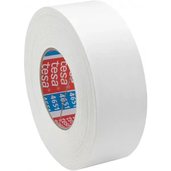 Výprodej Textilní lepicí páska 4651-08 potah plastem 19mmx50m bílá tesa®