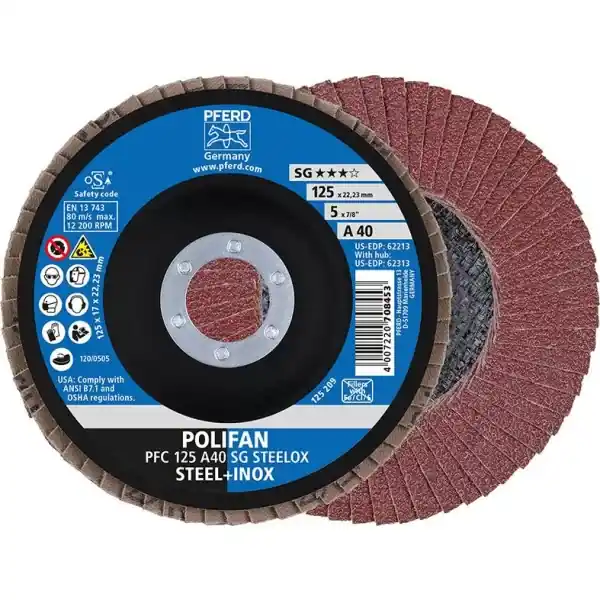 Kotouč lamelový A 40SG vypouklý 125mm K40 PFERD Nová Kolekce