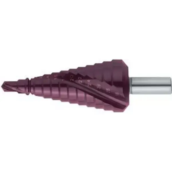 Univerzální stupňovitý vrták HSS šroubovitá drážka TiALN 6-36mm FORMAT Koupit Online