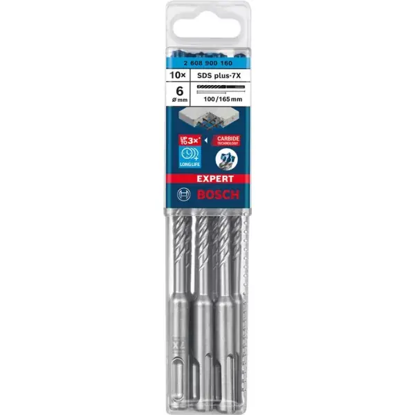 Přímo Od Výrobce Vrták SDS plus 8x200x265 EXPERT SDS plus-7X, Bosch /10ks/